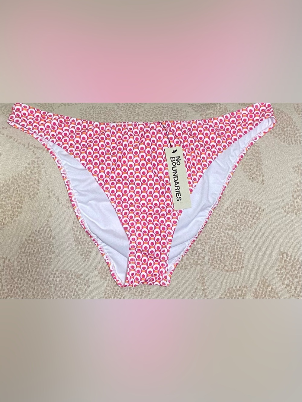 Bikini Bottoms pink and orange pattern - Picture 2 of 5